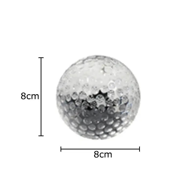 Minimalist textured glass crystal ball desk decoration bedroom decor