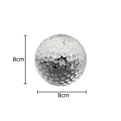 Minimalist textured glass crystal ball desk decoration bedroom decor