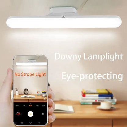 Minimalist white 30cm led night light – bedroom magnetic table lamp