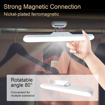 Minimalist white 30cm led night light – bedroom magnetic table lamp