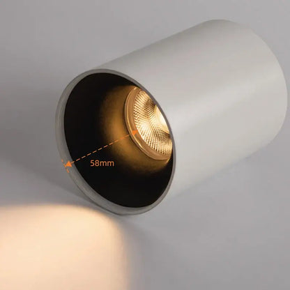 Minimalist white and black led ceiling light bathroom led