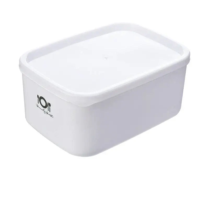 Minimalist white bento box – kitchen food storage container