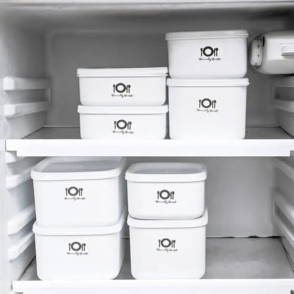 Minimalist white bento box – kitchen food storage container