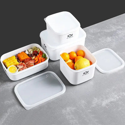 Minimalist white bento box – kitchen food storage container