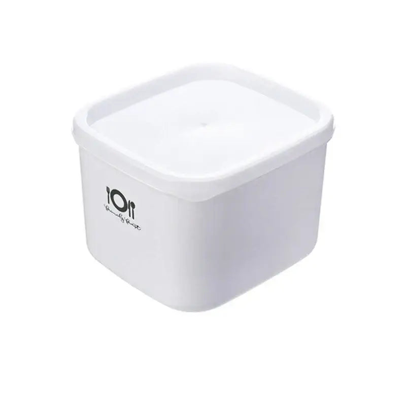 Minimalist white bento box – kitchen food storage container