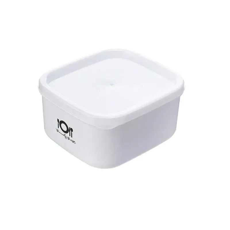 Minimalist white bento box – kitchen food storage container