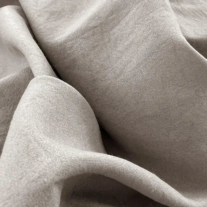 Minimalist white buttoned washed cotton bedding set bedroom duvet