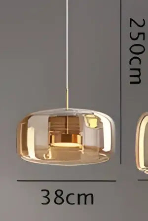 Minimalist white glass pendant light for dining room