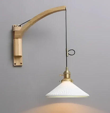 Minimalist white glass pendant light for dining room