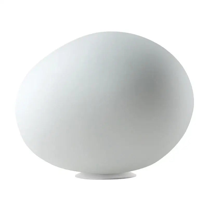 Minimalist white goose egg led floor lamp bedroom decor