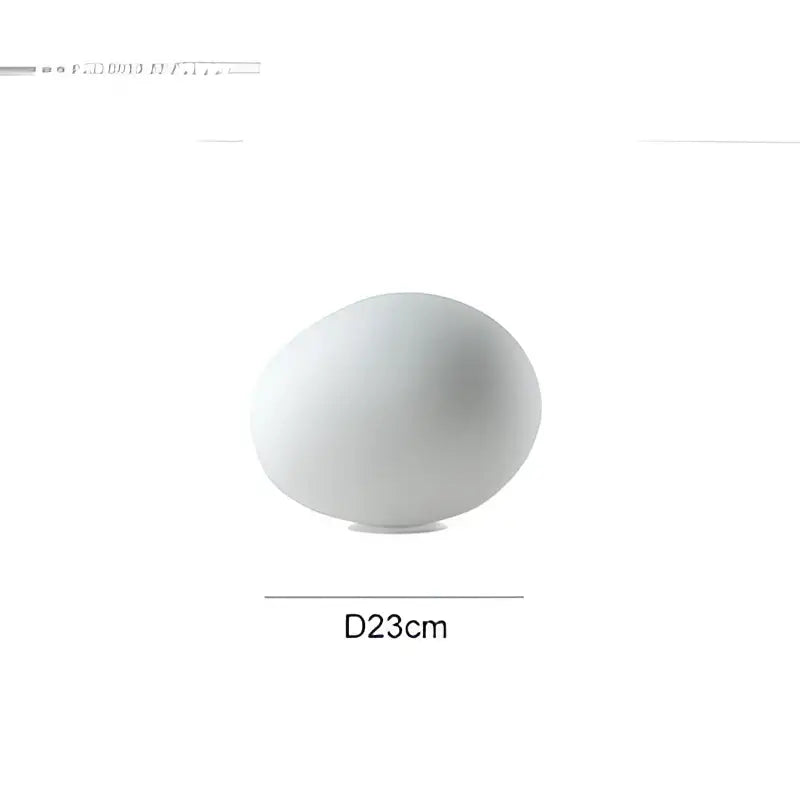 Minimalist white goose egg led floor lamp bedroom decor