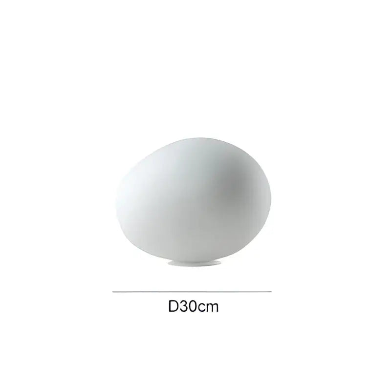 Minimalist white goose egg led floor lamp bedroom decor