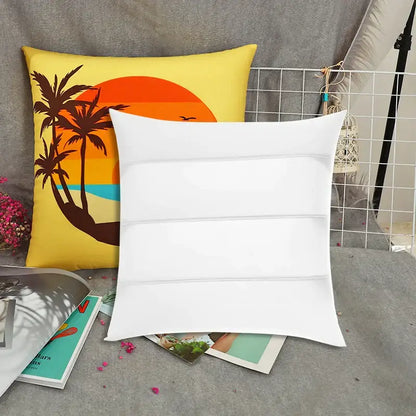 Minimalist white inflatable pillow core set of 4 bedroom inserts