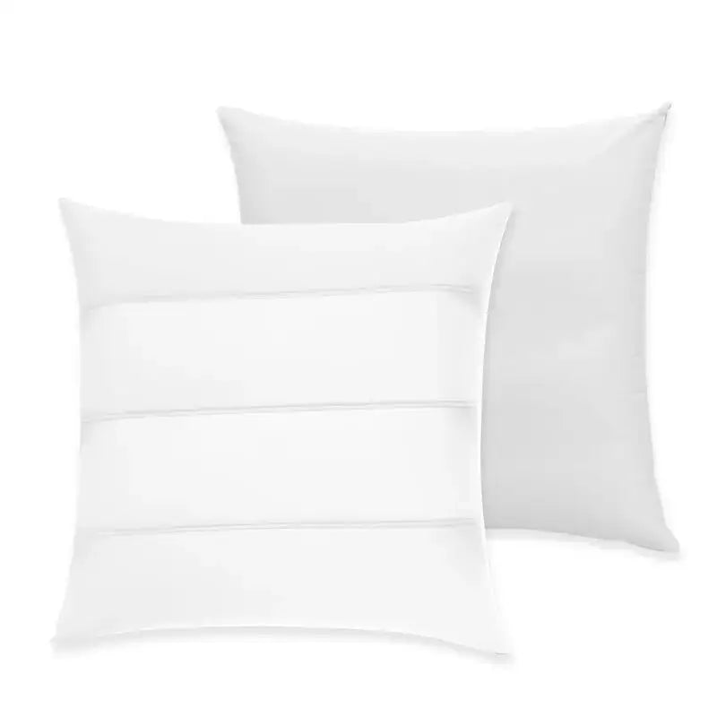 Minimalist white inflatable pillow core set of 4 bedroom inserts