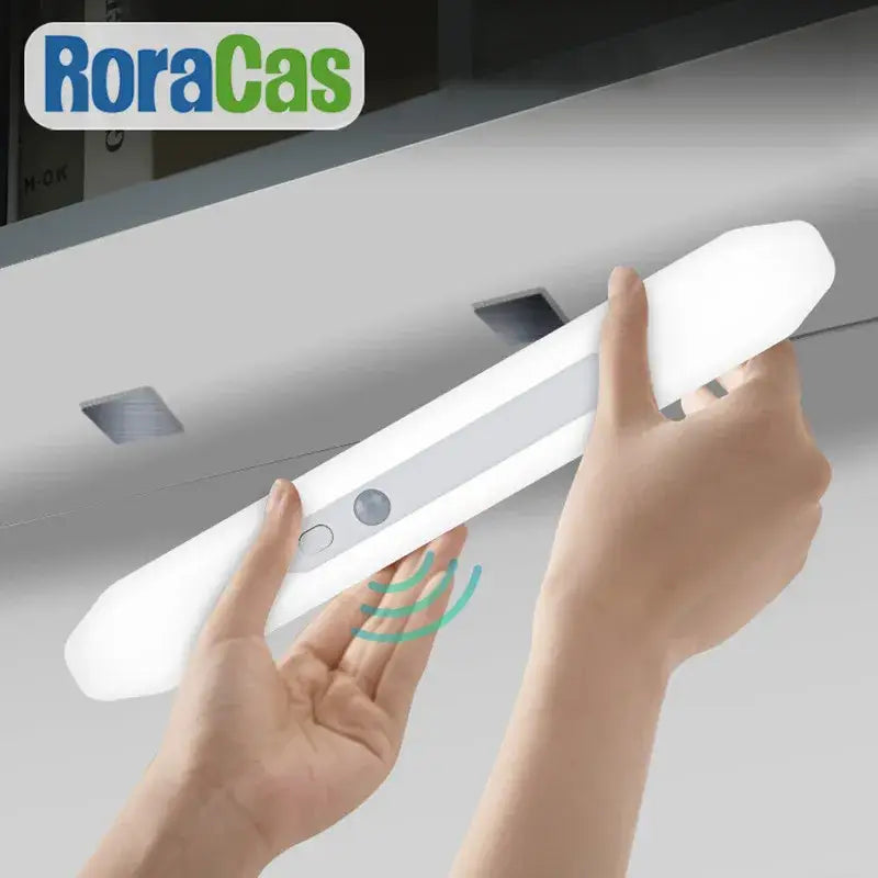Minimalist white motion sensor night light bedroom usb rechargeable