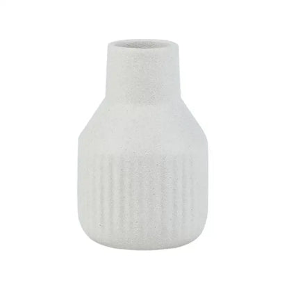 Minimalist white & terracotta decorbites ceramic vase dining room decor