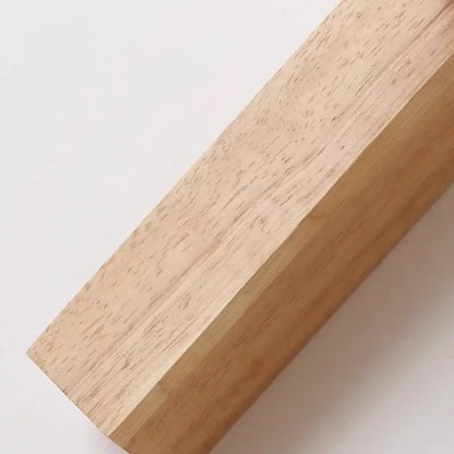 Minimalist wood and beige canopy led wall light bedroom sconce