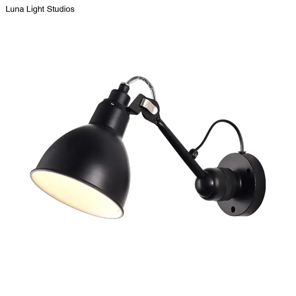 Minimalist yellow & black wall mounted lamp for living room
