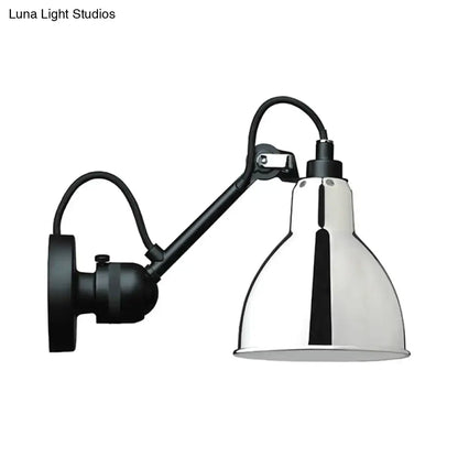 Minimalist yellow & black wall mounted lamp for living room