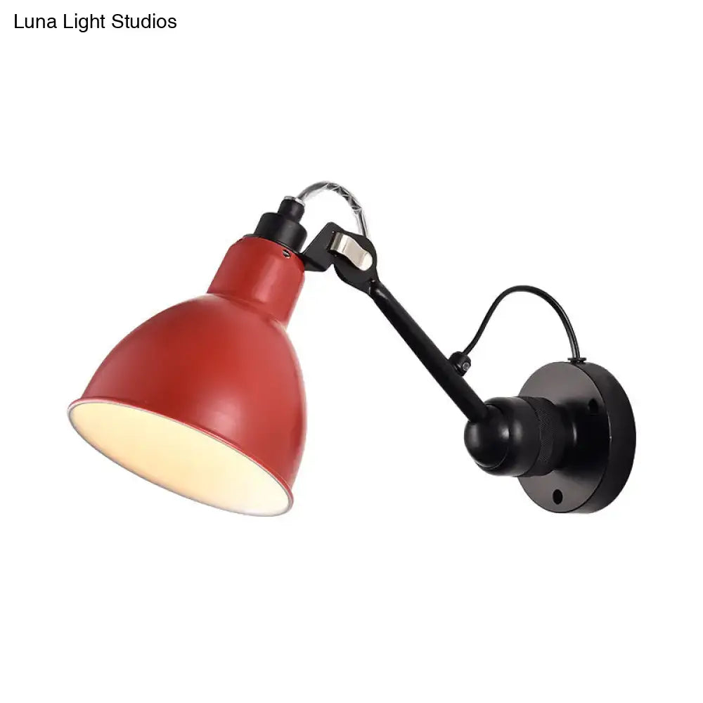 Minimalist yellow & black wall mounted lamp for living room