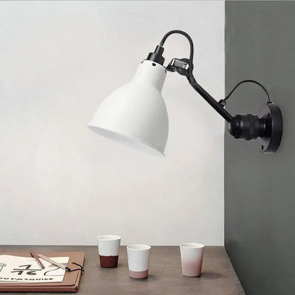 Minimalist yellow & black wall mounted lamp for living room