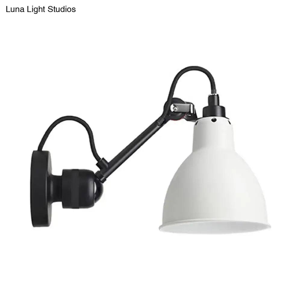 Minimalist yellow & black wall mounted lamp for living room