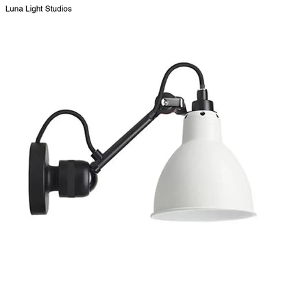Minimalist yellow & black wall mounted lamp for living room