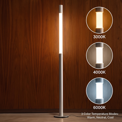 Minimalist Aluminum Telescopic Floor Lamp 53‘’H