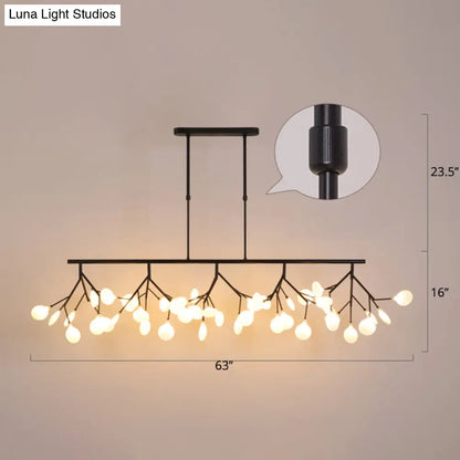 DecorBites™ Minimalistic Acrylic Twig Ceiling Pendant Light - Island Lighting Ideas for Dining Room