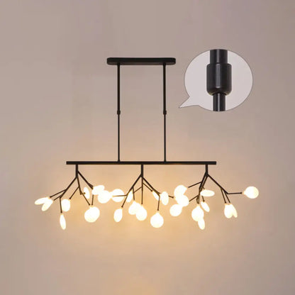 DecorBites™ Minimalistic Acrylic Twig Ceiling Pendant Light - Island Lighting Ideas for Dining Room