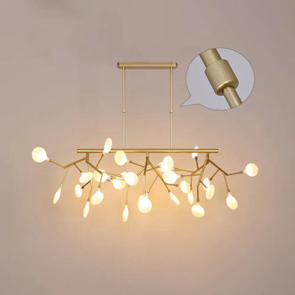 DecorBites™ Minimalistic Acrylic Twig Ceiling Pendant Light - Island Lighting Ideas for Dining Room