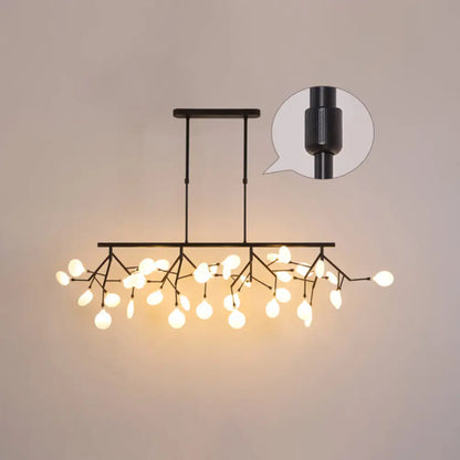 DecorBites™ Minimalistic Acrylic Twig Ceiling Pendant Light - Island Lighting Ideas for Dining Room