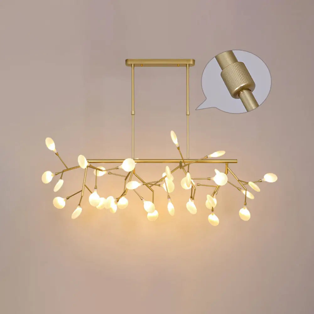 DecorBites™ Minimalistic Acrylic Twig Ceiling Pendant Light - Island Lighting Ideas for Dining Room