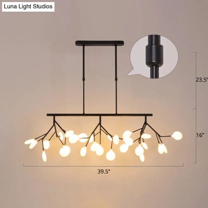DecorBites™ Minimalistic Acrylic Twig Ceiling Pendant Light - Island Lighting Ideas for Dining Room