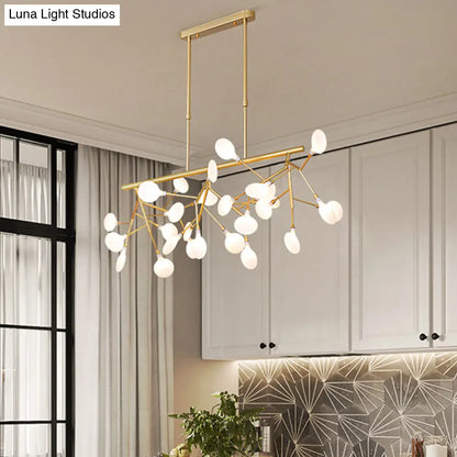 DecorBites™ Minimalistic Acrylic Twig Ceiling Pendant Light - Island Lighting Ideas for Dining Room