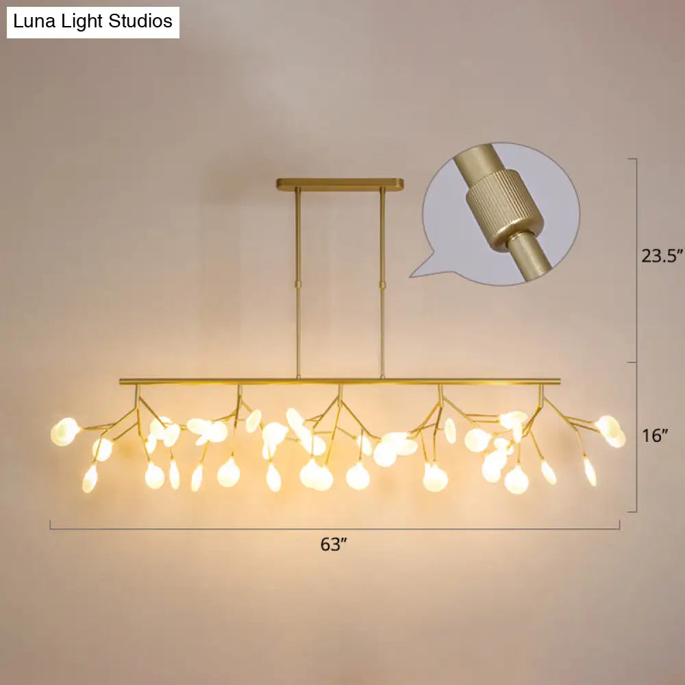 DecorBites™ Minimalistic Acrylic Twig Ceiling Pendant Light - Island Lighting Ideas for Dining Room
