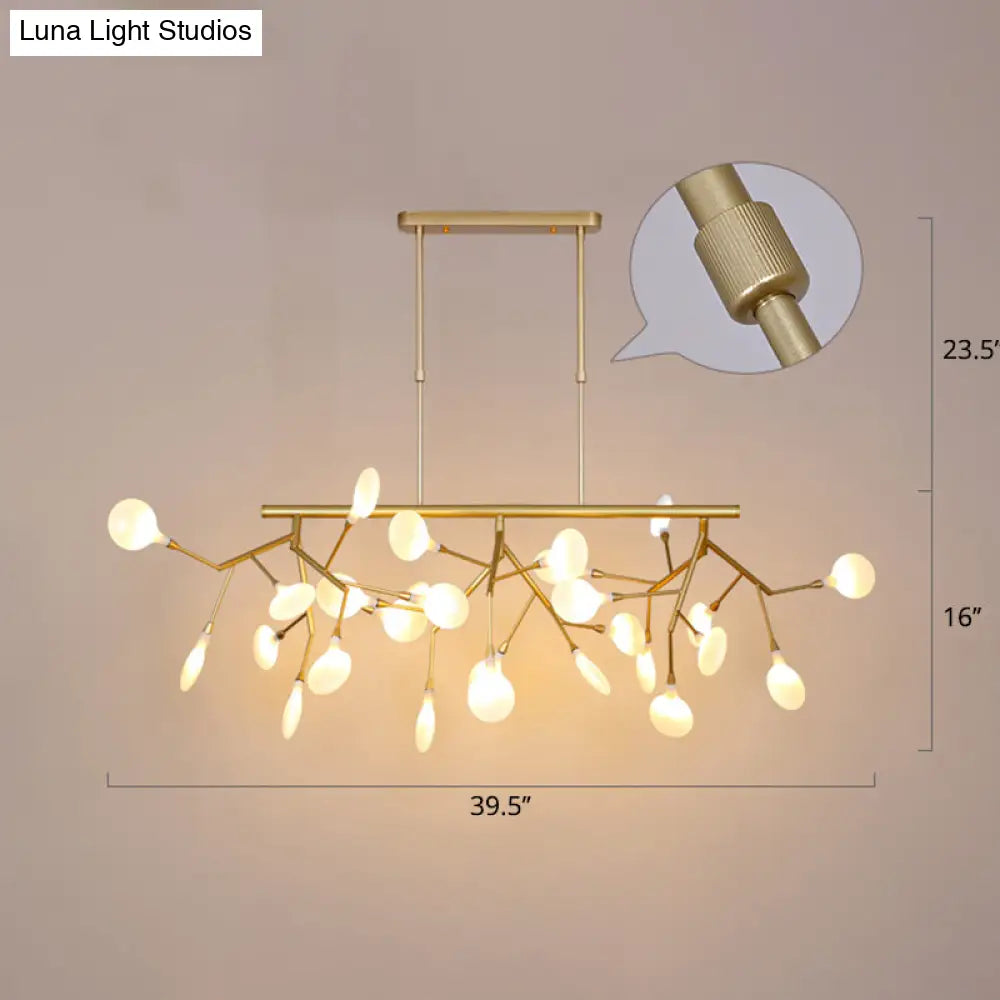 DecorBites™ Minimalistic Acrylic Twig Ceiling Pendant Light - Island Lighting Ideas for Dining Room