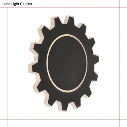 DecorBites™ Minimalistic LED Wall Sconce: Acrylic Black/White Finish, Warm/White Light