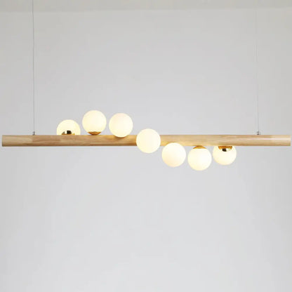 DecorBites™ Minimalistic Milk Glass Suspension Light: Elegant Jewelry Pendant for Dining Room