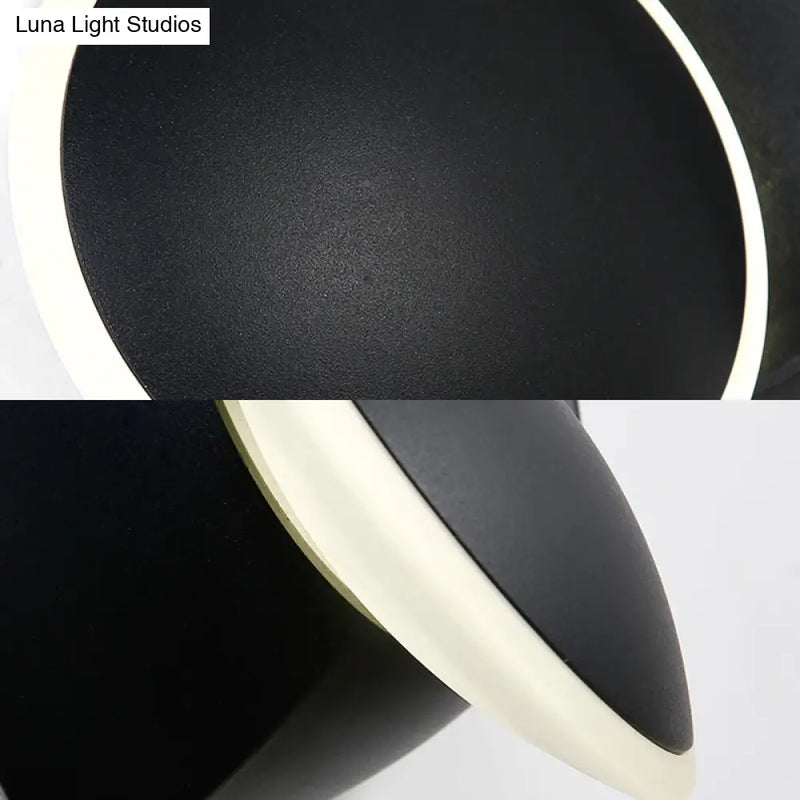 DecorBites™ Minimalistic Rotatable Metallic Wall Sconce with LED Warm/White Lighting