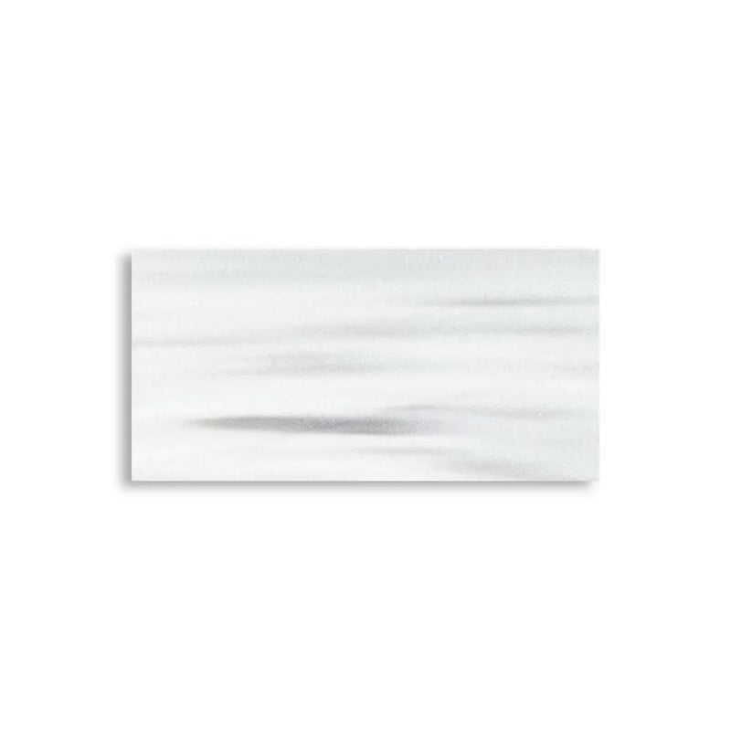 Mink White Honed Marble Tiles 2 3/4x5 1/2
