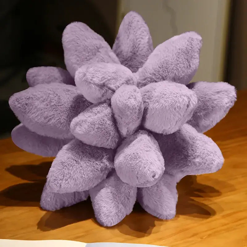 Mint green 3d succulent cactus pillow living room plush cushion