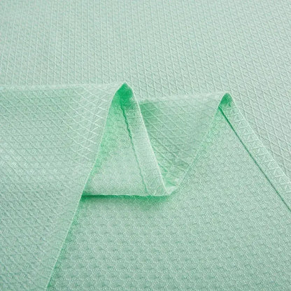 Mint green bamboo fiber cooling summer blanket bedroom diamond quilt