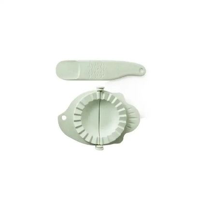 Mint green leaf silicone dumplings maker tool kitchen accessory