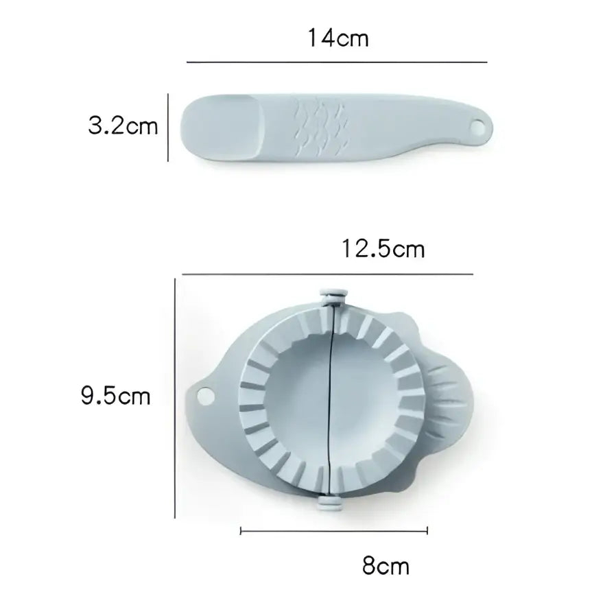 Mint green leaf silicone dumplings maker tool kitchen accessory