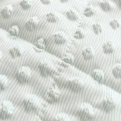 Mint green textured cooling massage blanket bedroom comforter