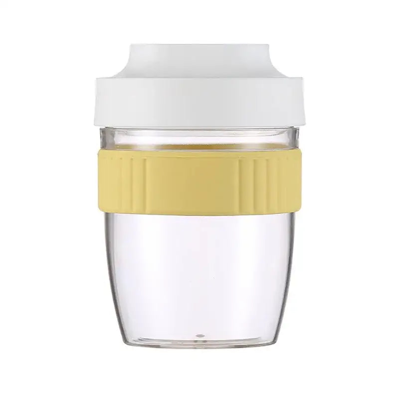 Mint green & yellow breakfast cup kitchen food container