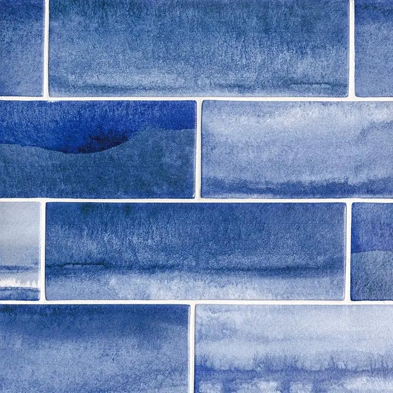 Ocean Drift Matte Subway Ceramic Tiles 3x9