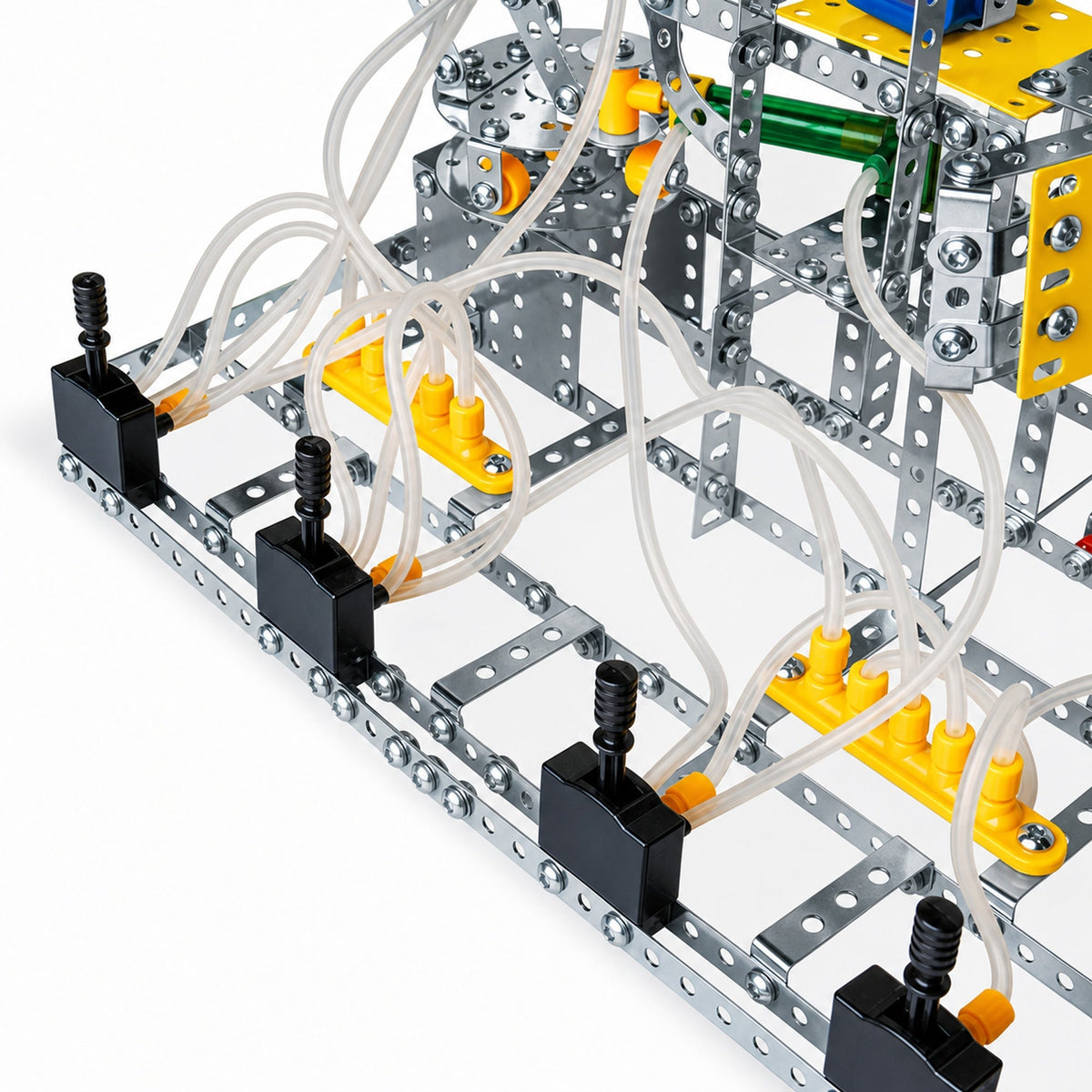 Functioning Crane Claw with Air Pressure Construction Model Kit (907 Pieces)