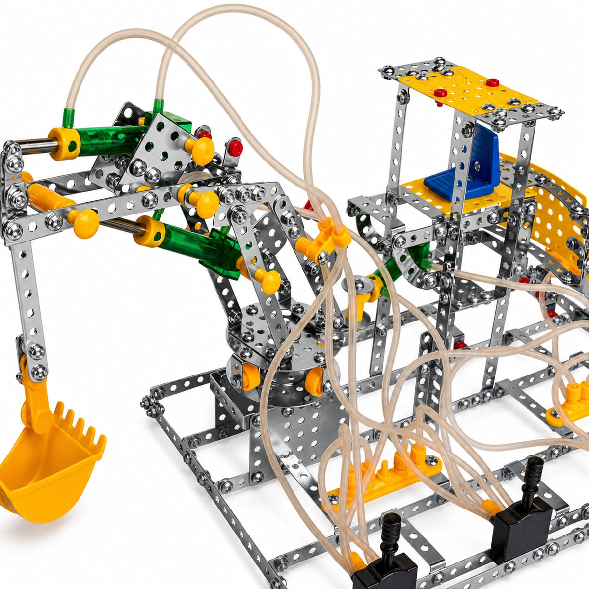 Functioning Claw with Air Pressure Construction Model Kit (807 Pieces)